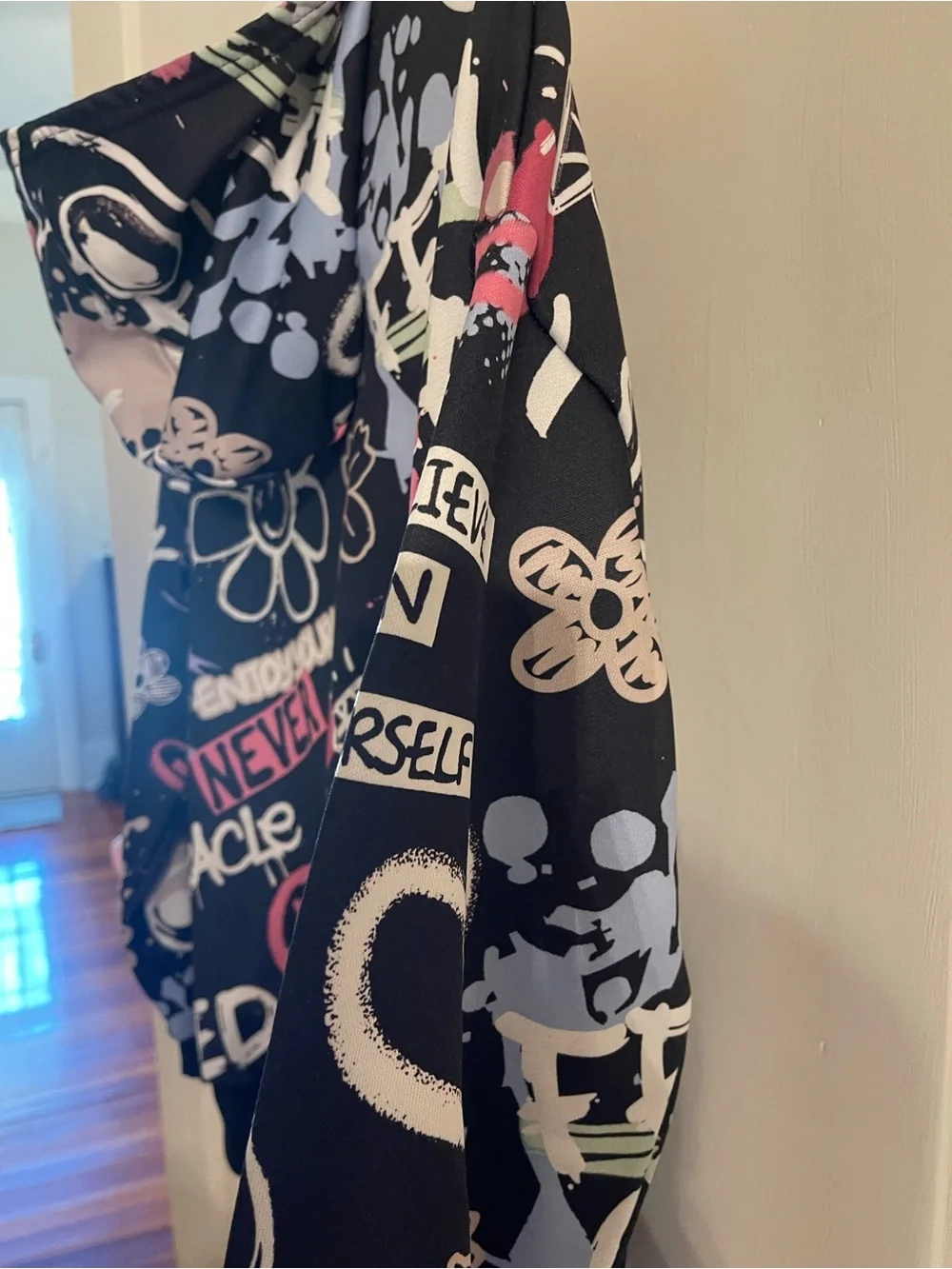 Teen fun print hoodie